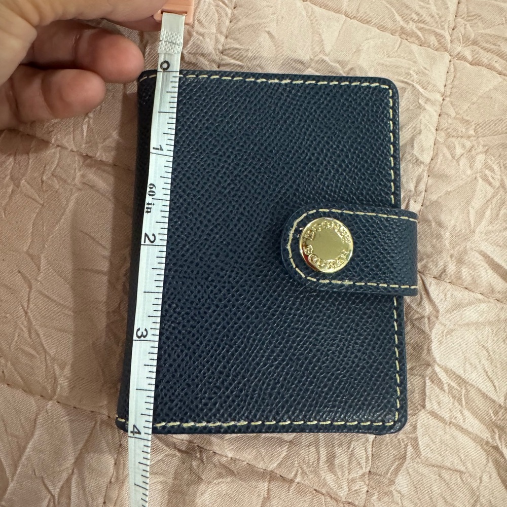 Dooney & Bourke Navy Leather Card Wallet - Picture 8 of 8